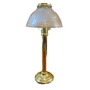 Vintage Party Lite Candle Holder Gaslight Lamp Gold Tone